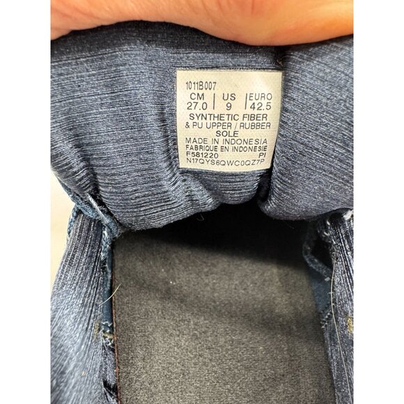 Asics Mens Gel-Nimbus 19 Running Shoes Size 9 Blue Neon Green Activewear Lace Up - Picture 3 of 16